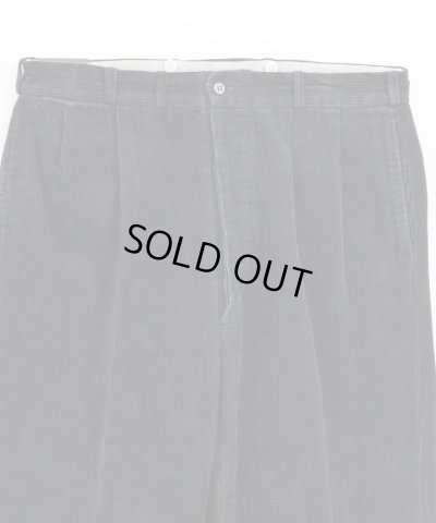 画像6: BELAFOTE/RT 2TACK TROUSERS AGED CORDUROY  BLACK