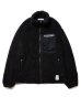 画像1: ROTTWEILER/ZIP UP FLEECE BLOUSON  BLACK (1)