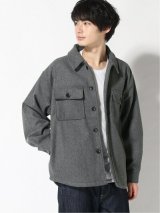 (SALE 30%OFF) CORISCO/MELTON CPO JKT  CHARCOAL