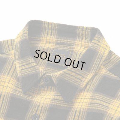 画像3: RATS/PRINT FLANNEL CHECK SHIRT BLACKxYELLOW