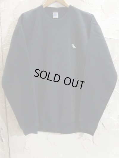 画像1: BELIVE/LEFT CHEST PATCH SWEAT  TYRAWNOSAURUS　BLACK