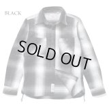 HOUSTON/OMBRE CHECK VIYELLA SHIRT  BLACK