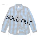 HOUSTON/BLOCK CHECK VIYELLA SHIRTS  NAVY