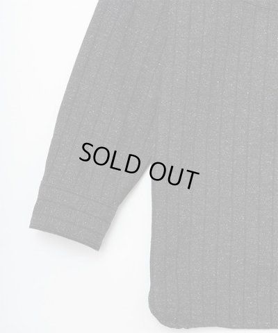 画像4: BELAFOTE/RT PULLOVER HERRINGBONE STRIPE SH  GRAY