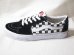 画像2: VANS/SK8 LOW  BLACKxCHECKERBOARD (2)