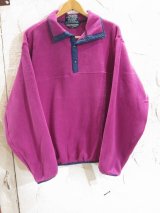 (DEAD STOCK) SPORTS MASTER/PORLARTEC FLEECE PULLOVER  MAGENTA