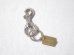 画像1: GLAD HAND/SWIVEL SNAP KEY HOLDER  SILVER (1)