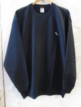 BELIVE/LEFT CHEST PATCH LIGHT SWEAT TYRAWNOSAURUS  BLACK