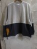 画像1: GO SLOW CARAVAN/COLOR PKT BIG SWEAT  OATMEAL (1)