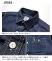 画像3: HOUSTON/USA COTTON CHAMBRAY WORK SHRT  INDIGO (3)