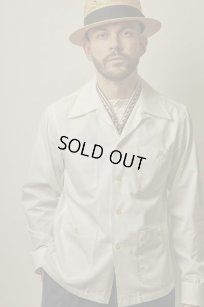 画像4: BELAFOTE/RT EDO YOSHIWARA SCARF WHITExBROWN