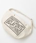 画像1: BELAFOTE/RT HERRING BONE NEWS PAPPER BAG OFF.WHITE (1)