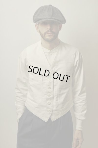 画像7: BELAFOTE/RT SERUVICE VEST RV COTTON CANVAS OFFWHITE