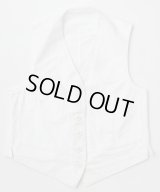 BELAFOTE/RT SERUVICE VEST RV COTTON CANVAS OFFWHITE