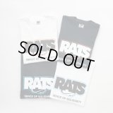 RATS/BOX FLAME T  BLACKxORANG