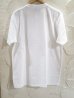 画像2: TONY ALVA/xFeelFORCE SCRATCH LOGO T  WHITE (2)