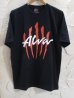 画像1: TONY ALVA/xFeelFORCE SCRATCH LOGO T  BLACK (1)