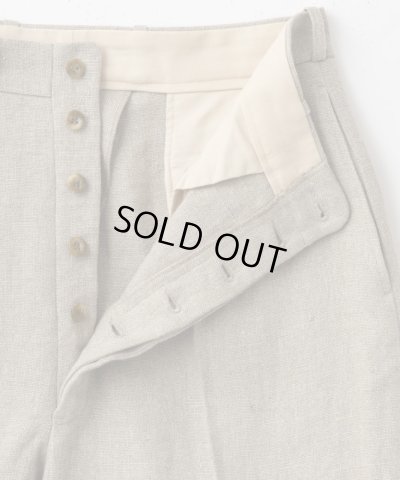 画像5: BELAFOTE/RT 2TACK SHORTS HEAVY LINEN  BEIGE