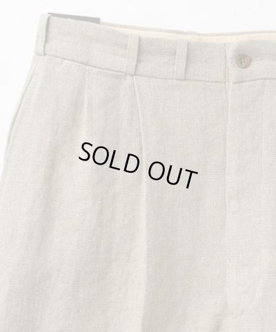 画像4: BELAFOTE/RT 2TACK SHORTS HEAVY LINEN  BEIGE