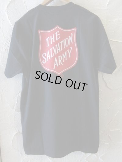 画像1: THE SALVATION ARMY/SHIELD LOGO F/B TEE  BLACK