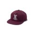 画像1: (店頭在庫分）RATS/EMBROIDERY CAP WAY OF LIFE  MAROON (1)