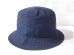 画像1: BELIVE/WAPPEN BUCKET HAT NYLON DIAMOND  NAVY (1)