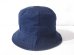 画像3: BELIVE/WAPPEN BUCKET HAT SMILE  NAVY (3)