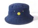 画像2: BELIVE/WAPPEN BUCKET HAT SMILE  NAVY (2)