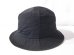 画像4: BELIVE/WAPPEN BUCKET HAT NYLON AIR BORNE  BLACK (4)