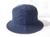 画像3: BELIVE/WAPPEN BUCKET HAT NYLON DIAMOND  NAVY (3)