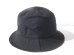 画像3: BELIVE/WAPPEN BUCKET HAT NYLON AIR BORNE  BLACK (3)