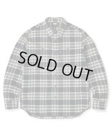 FTC/HEAVY PLAID NELL SHIRT  BLACK