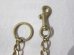 画像2: GLAD HAND/CHAIN KEY RING  BRASS (2)