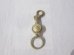 画像1: GLAD HAND/BOTTLE OPENER KEY RING HAT  BRASS (1)