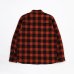画像2: (再アップ）(再入荷）RATS/PRINT FLANNEL CHECK SHIRT ORANGE CHECK (2)