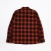 画像2: (再アップ）(再入荷）RATS/PRINT FLANNEL CHECK SHIRT ORANGE CHECK (2)