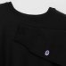 画像2: CHAMPION/REVERSE WEAVE CREW  BLACK (2)