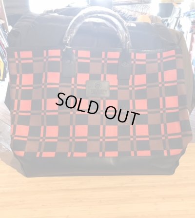 画像1: (店頭在庫分）RATS/COMBI TOTE BAG  ORANGE CHECK