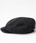 画像2: BELAFOTE/RT PEAKY HAT COTTON WWL HB BLKxCHAC (2)