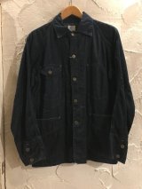 VINTAGE EL/DENIM COVERALLS JKT  NAVY