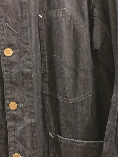 画像3: VINTAGE EL/DENIM COVERALLS JKT  NAVY