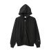 画像1: CHAMPION/REVERSE WEAVE ZIP HOODED  BLACK (1)