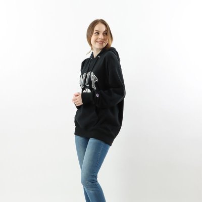 画像2: CHAMPION/REVERSE WEAVE HOODED  BLACK