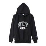 CHAMPION/REVERSE WEAVE HOODED  BLACK
