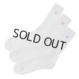 CHAMPION/FULL LENGTH SOCKS 3P  H.GRAY