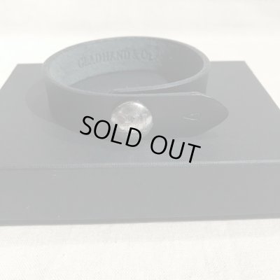 画像2: GLAD HAND/LEATHER BRACELET  BLACK