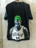 画像1: RODMAN BRAND/SHORT SLEEVE HAIR GREENT T  BLACK (1)