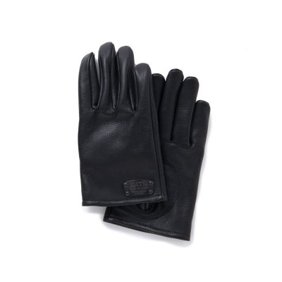 画像1: (SALE 25%OFF) RATS/COMBI LEATHER GLOVE  BLACK