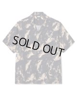 FTC/WATER COLOR RAYON SHIRT  BLACK