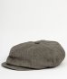 画像1: BELAFOTE/RT PEAKY HAT LINEN  CHARCOAL BROWN (1)